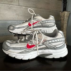 Nike Womens Initiator 394053-101 Gray Running Shoes Sneakers Size 8